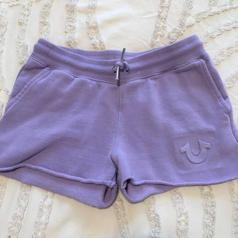 True religion Girls L(12)  Purple Shorts